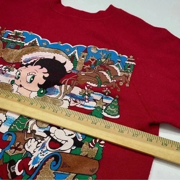 Vintage Betty Boop Christmas Freeze Kids size large 1378